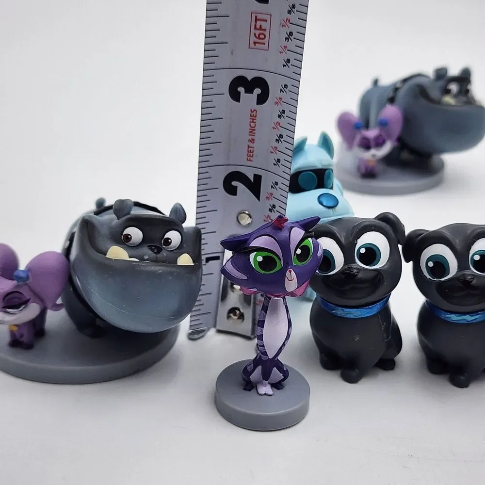 DISNEY JR Puppy‎ Dog Pals PVC Figures Lot-of-11 Cake Toppers toys